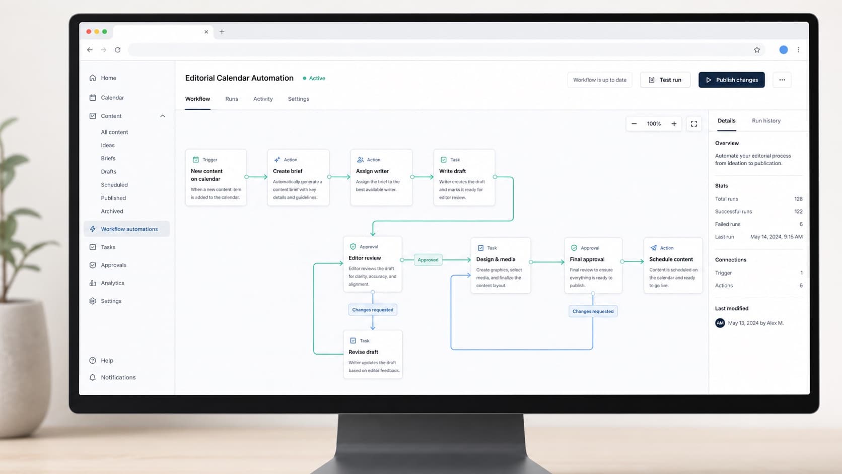 A connected digital workflow used for operational planning